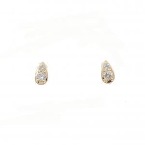 K18YG ダイヤモンド ピアス 0.10CT