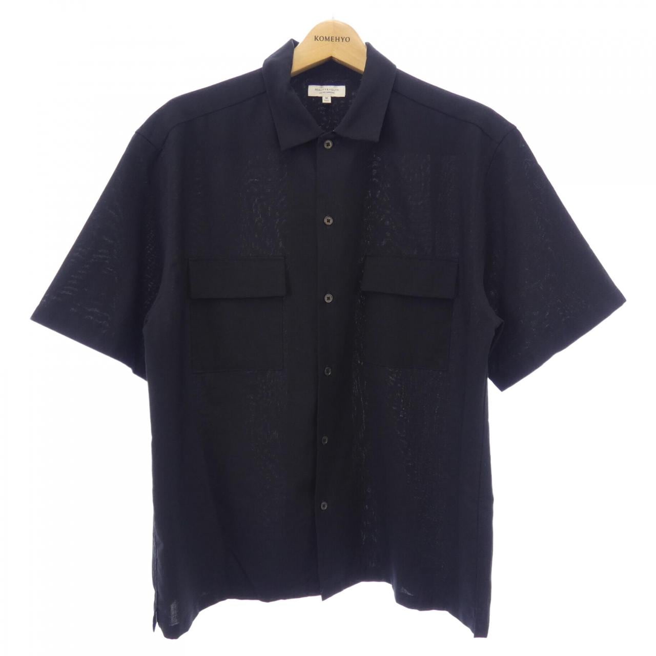 ビューティーアンドユース BEAUTY&YOUTH(U.A) 1216-178-2177 S／Sシャツ
