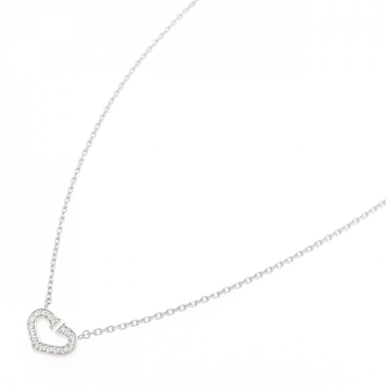 カルティエ Cハート ネックレス