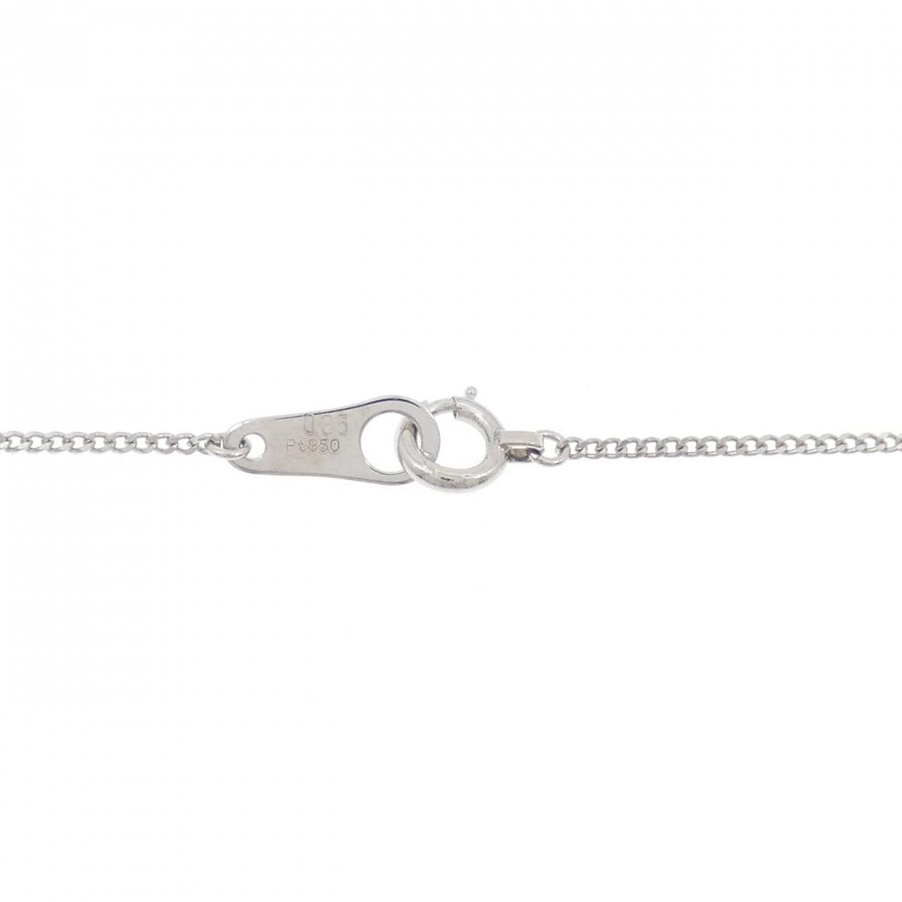PT900/PT850 エメラルド ネックレス 0.35CT