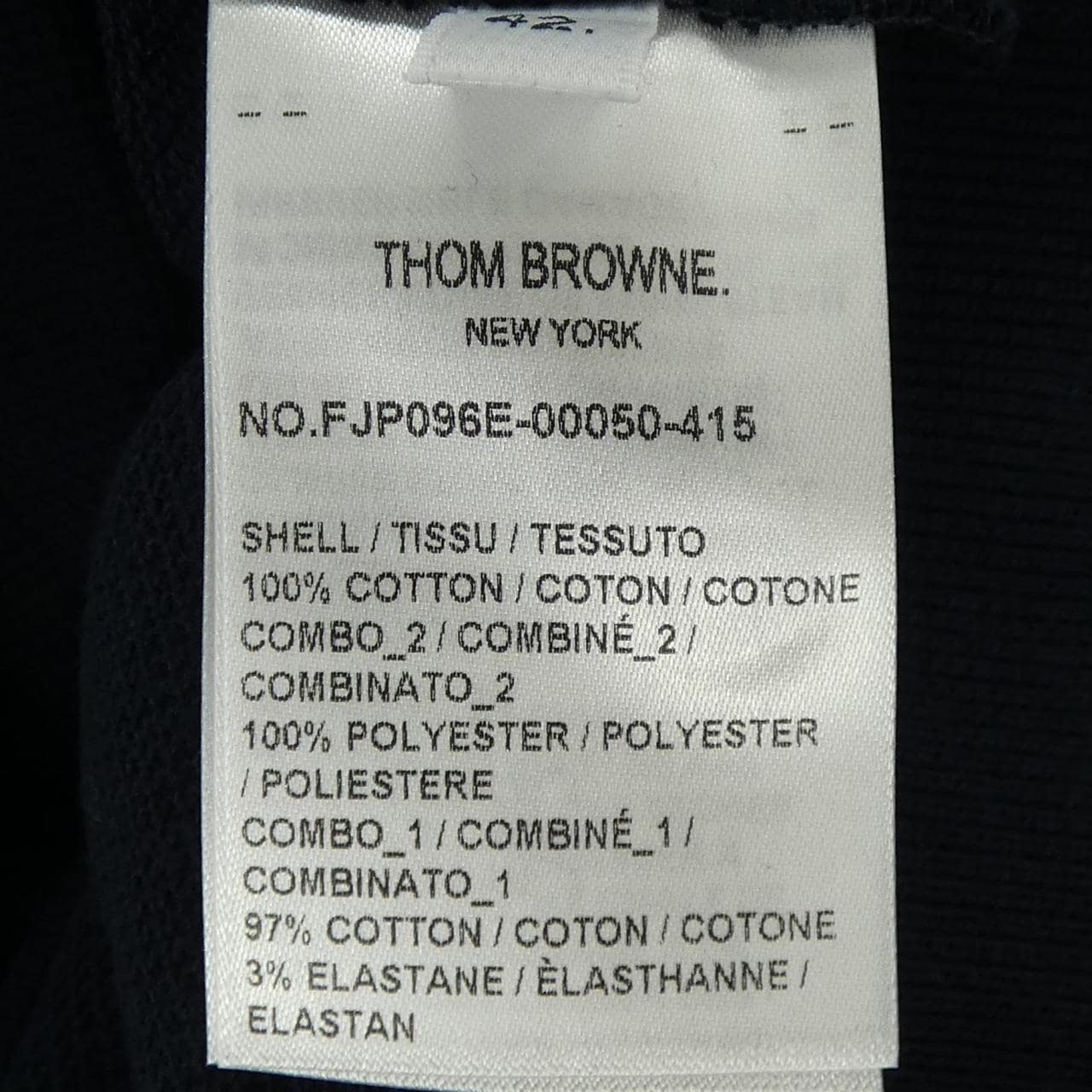 トムブラウン THOM BROWNE FJP096E ポロシャツ