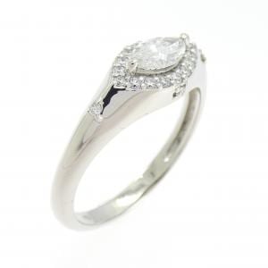 PT950 ダイヤモンド リング 0.32CT