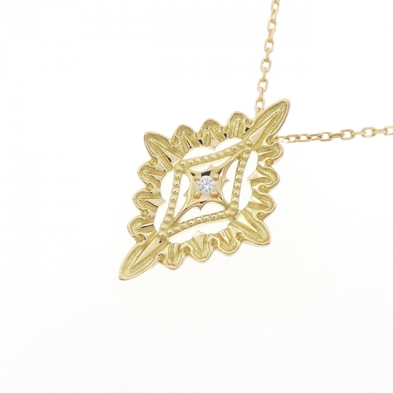 ギンザ タナカ ダイヤモンド ネックレス 0.01CT