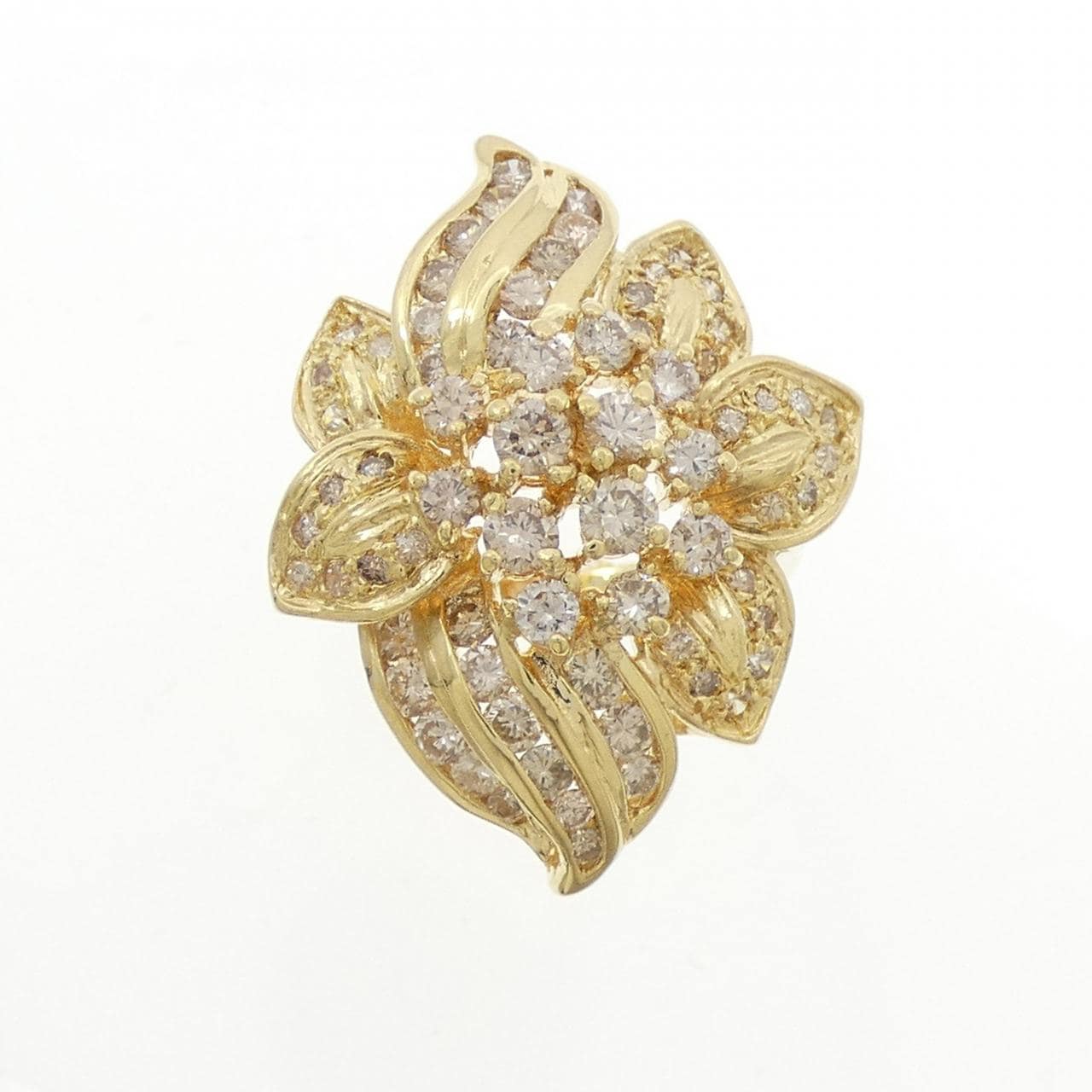 K18YG ダイヤモンド リング 1.83CT