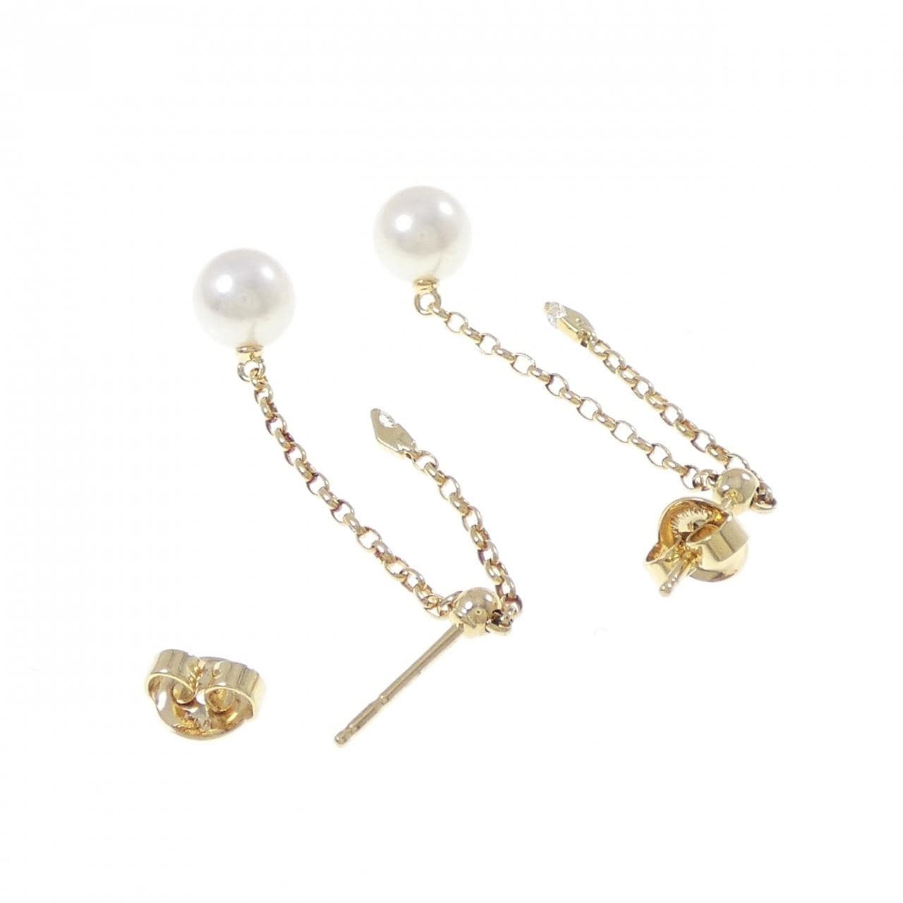 ミキモト アコヤパール ピアス 6.8mm