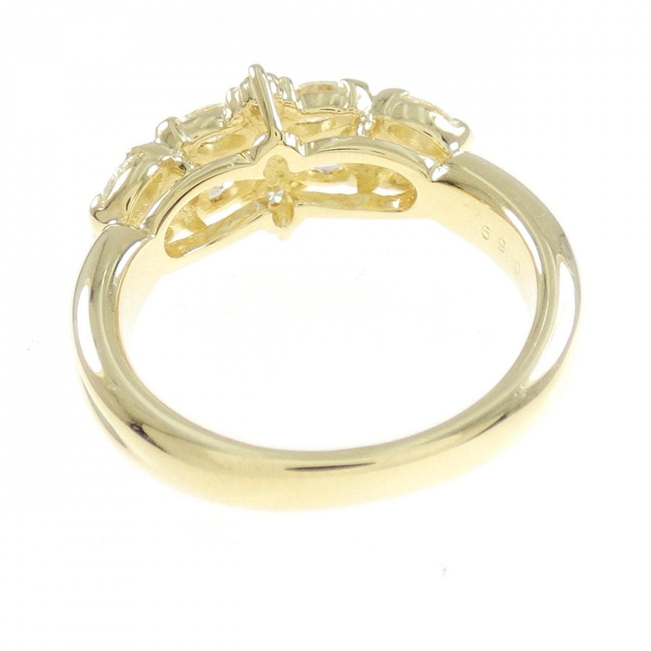 K18YG ダイヤモンド リング 0.69CT