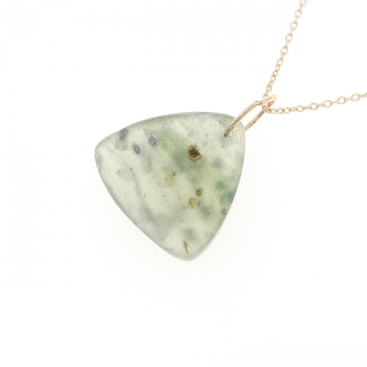 [新品] K10YG 碧玉項鍊