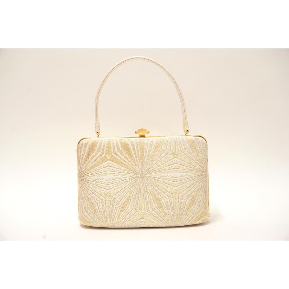 【新品】草履バッグセット　白梅　Ｌサイズ