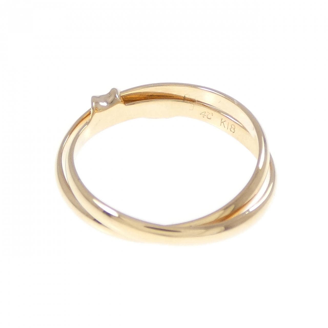 4゜C K18YG リング
