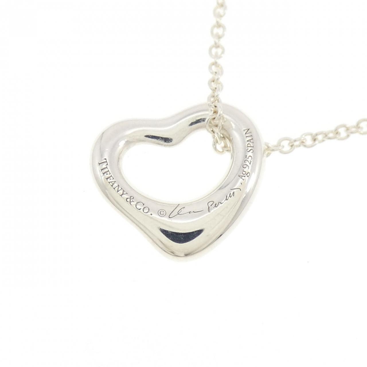 ティファニー オープンハート ネックレス