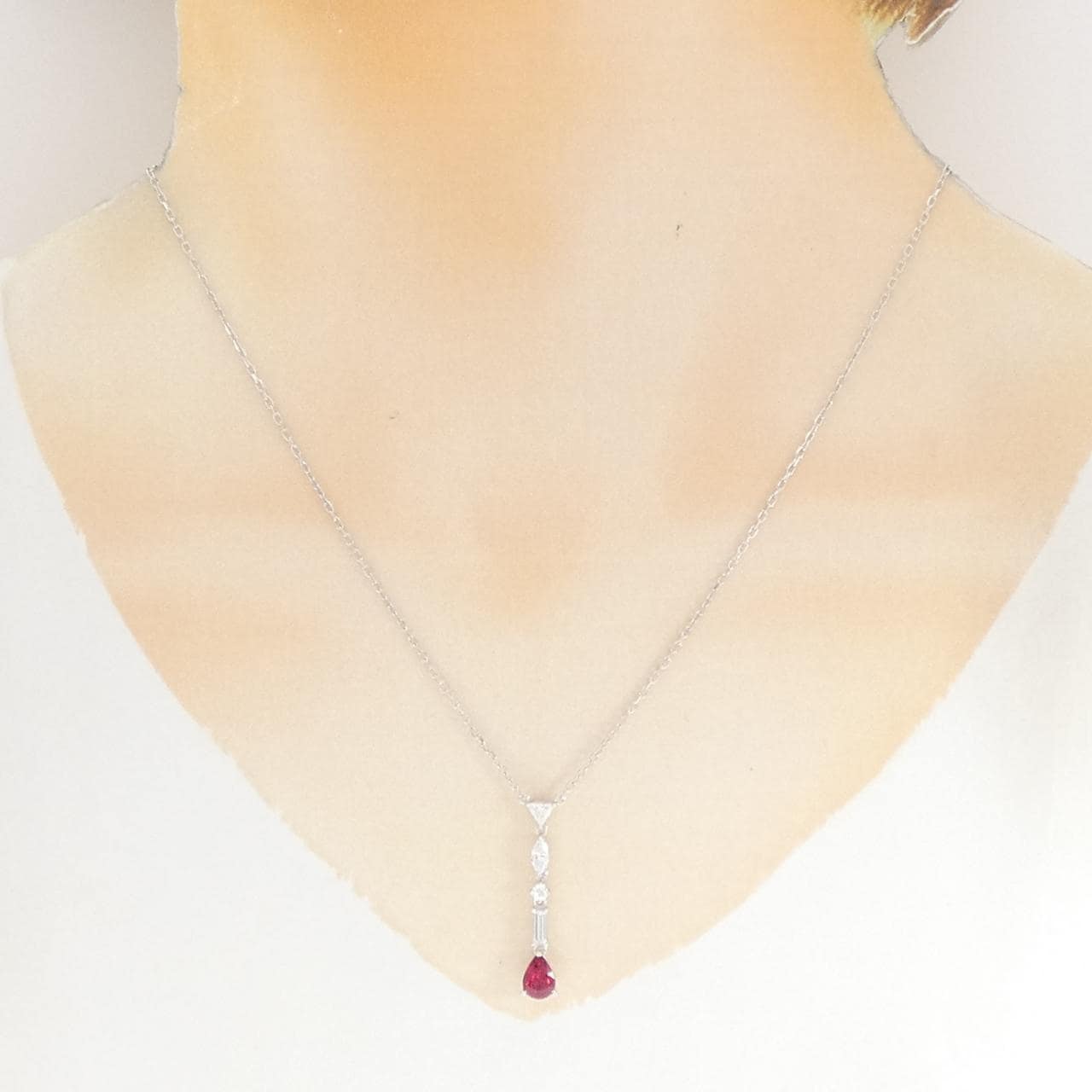 ミキモト ルビー ネックレス 0.67CT