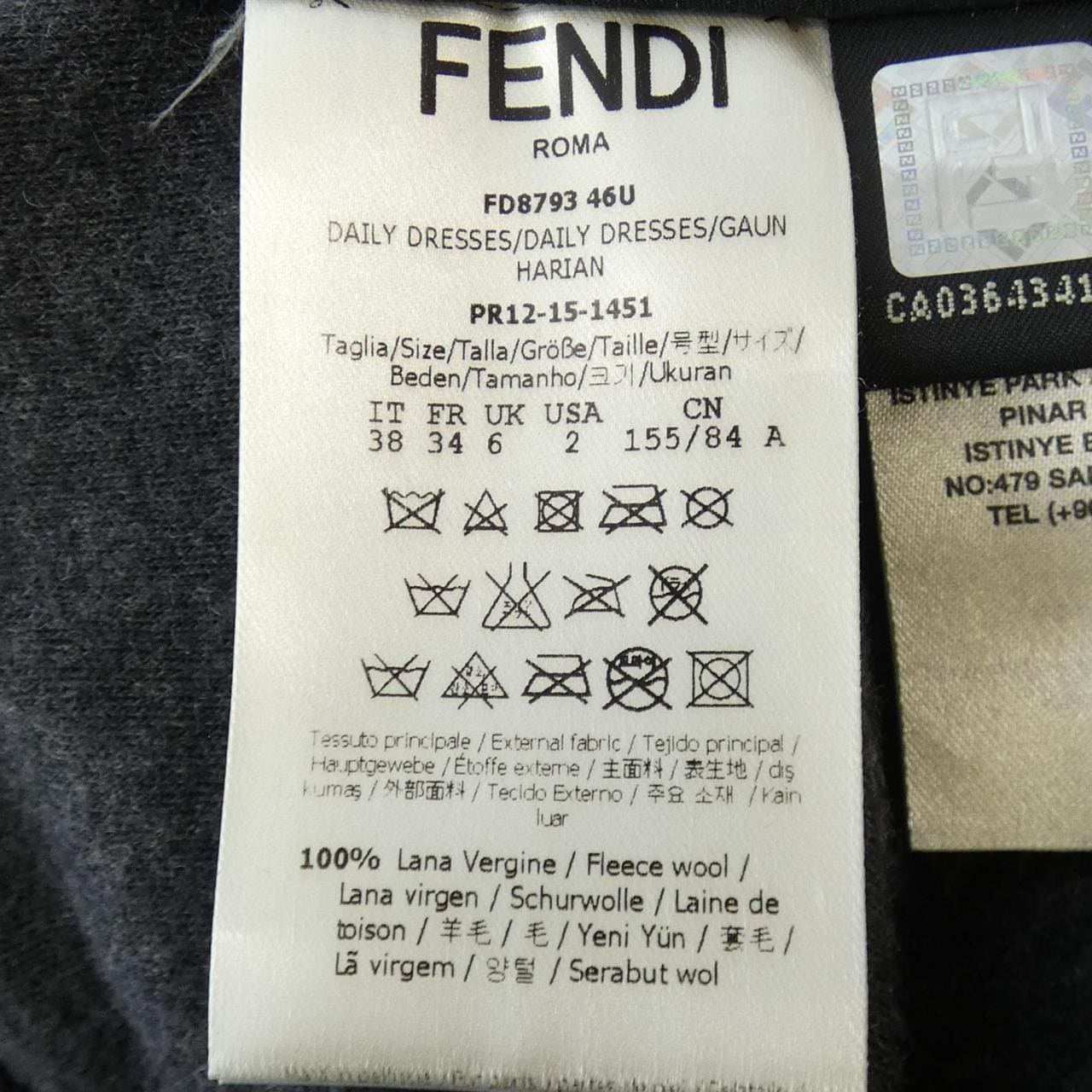 フェンディ FENDI ワンピース