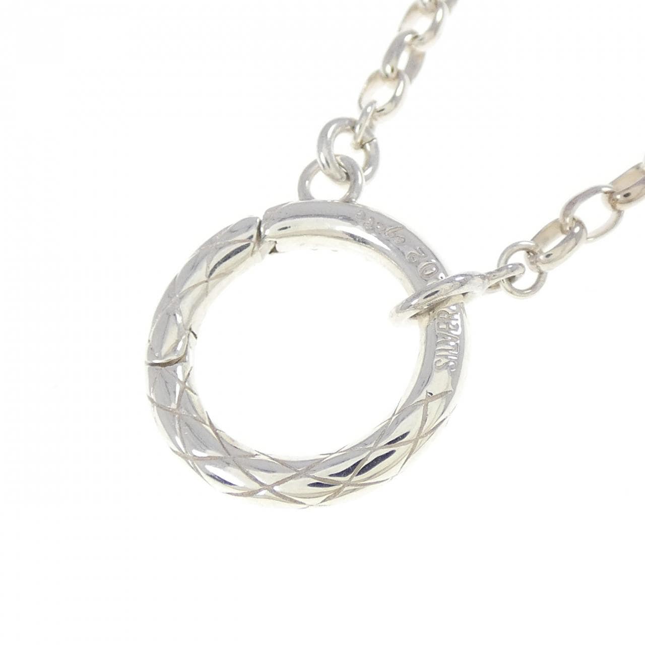 Agete Diamond Necklace 0.02CT
