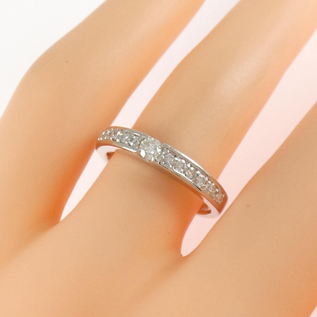 PT950 ダイヤモンド リング 0.3CT