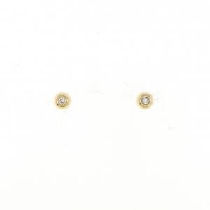 K18YG ダイヤモンド ピアス 0.02CT