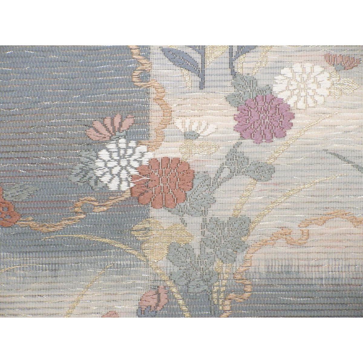 【未使用品】夏袋帯　絽織　芯なし仕立