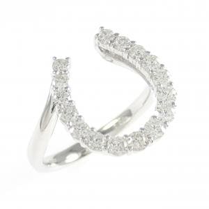 K18WG ダイヤモンド リング 0.58CT