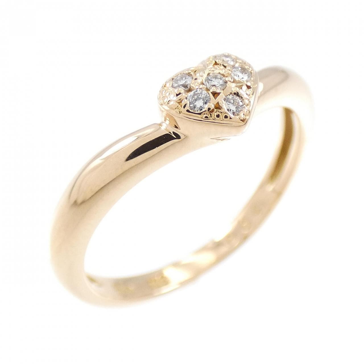 スタージュエリー ハート ダイヤモンド リング 0.04CT