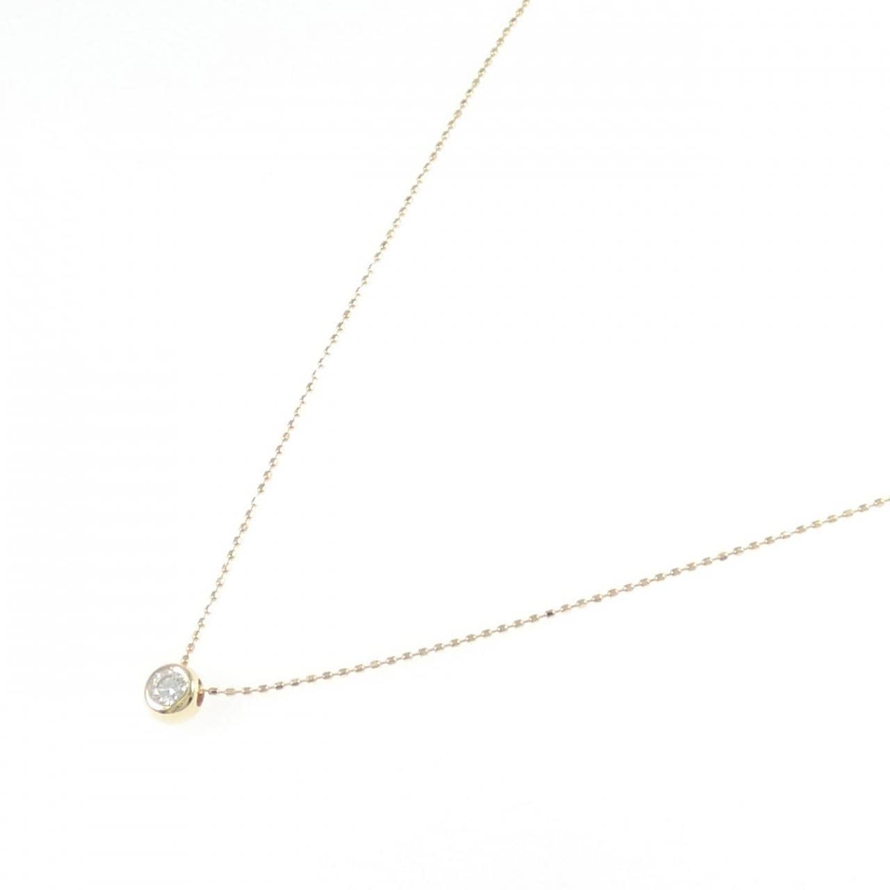 K18YG ダイヤモンド ネックレス 0.13CT