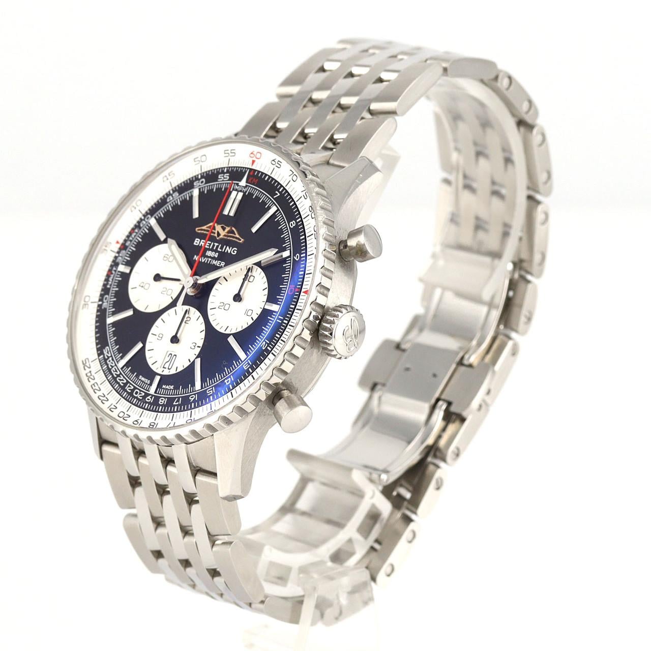 ブライトリング ナビタイマーB01クロノグラフ46 AB0137/AB0137211B1A1 SS 自動巻