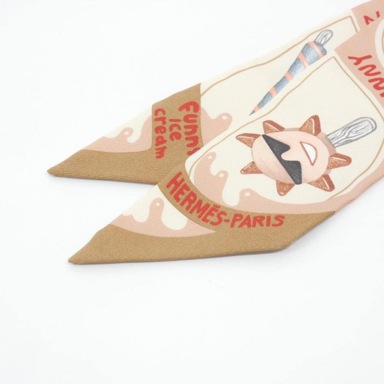エルメス FUNNY ICE CREAM ツイリー 064109S スカーフ