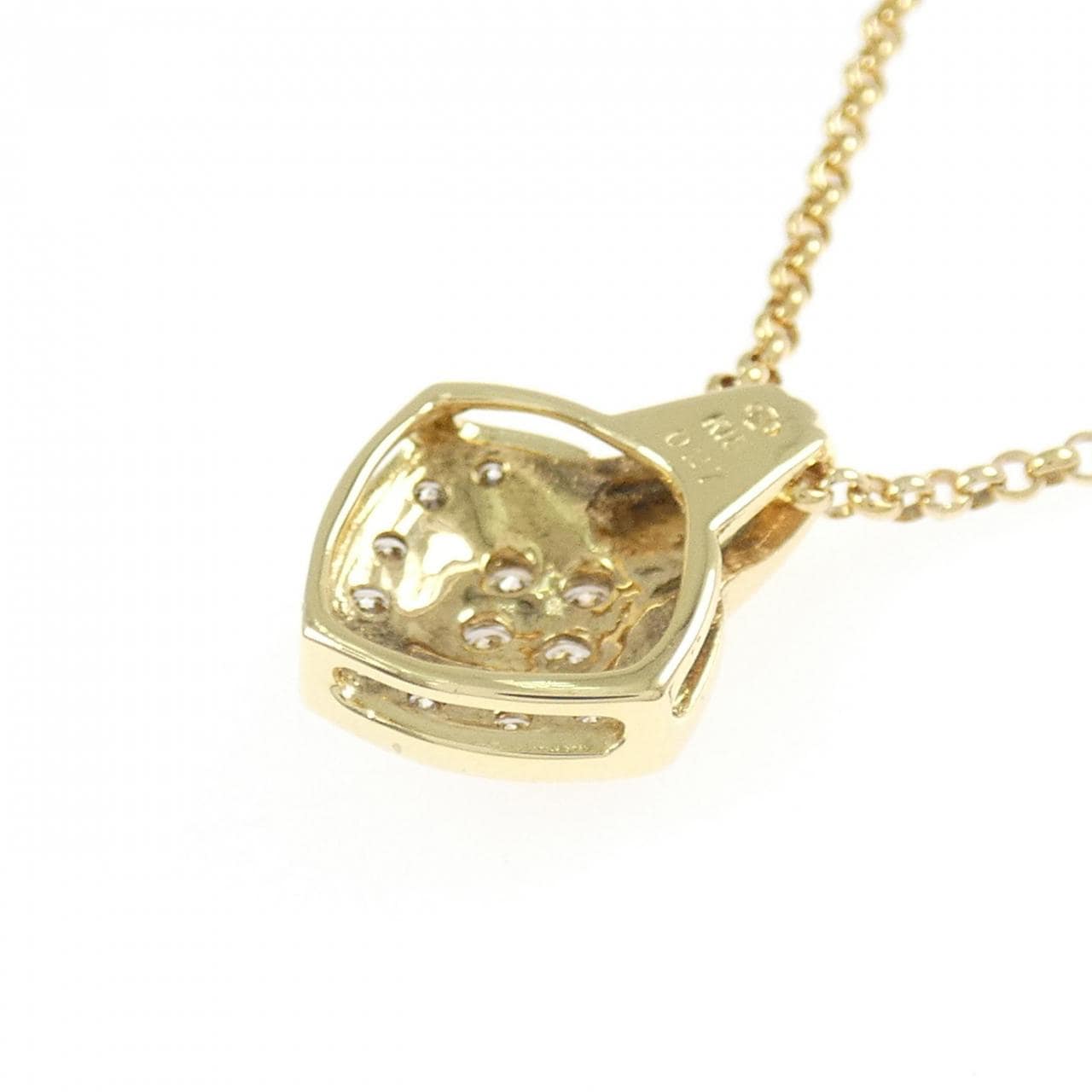 K18YG ダイヤモンド ネックレス 0.27CT