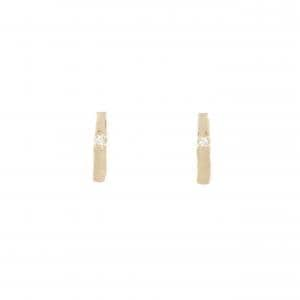 [BRAND NEW] K10YG Diamond earrings 0.02CT