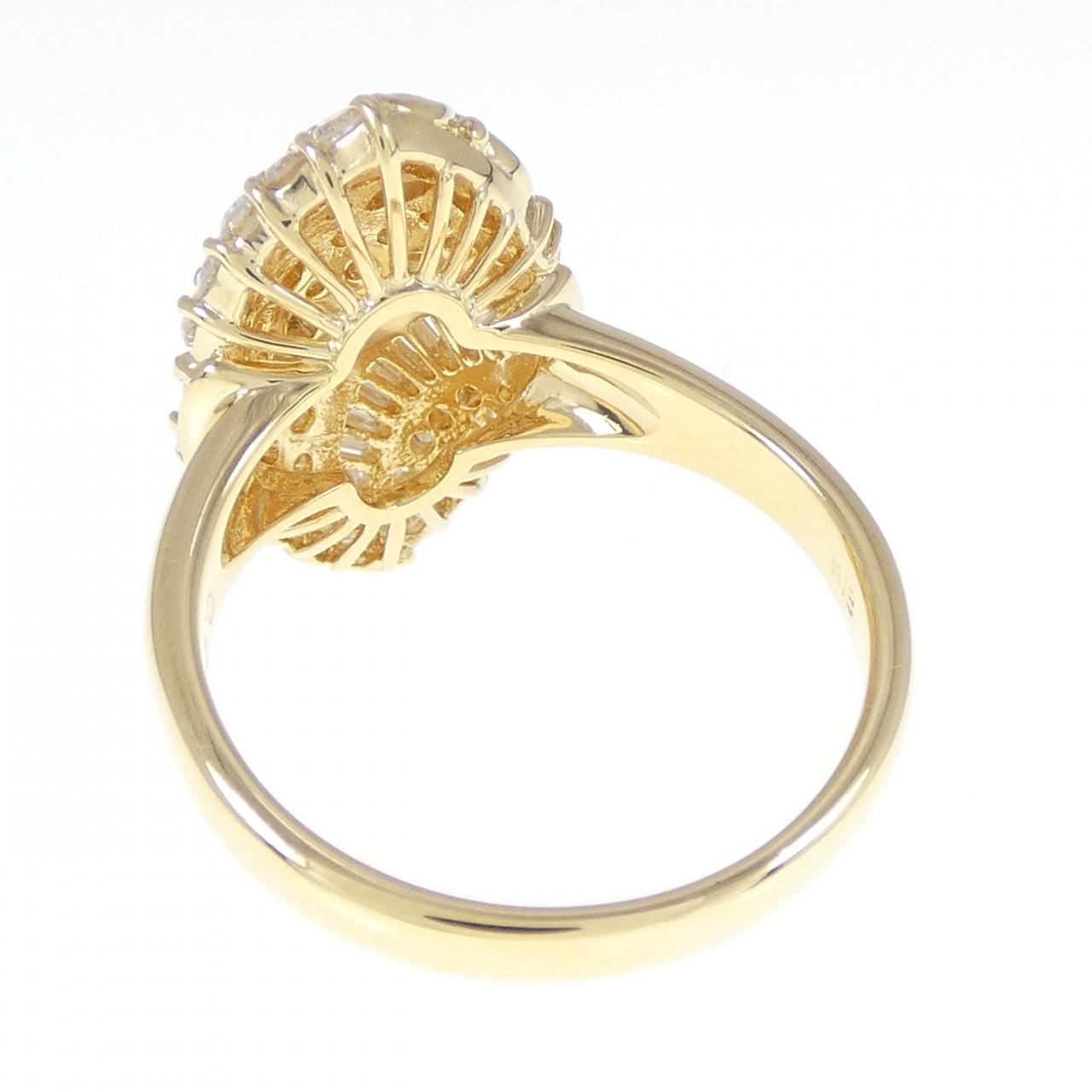 K18YG ダイヤモンド リング 0.97CT