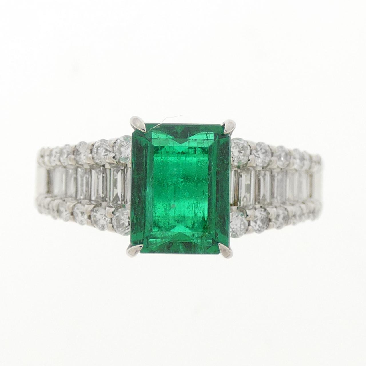 PT900 エメラルド リング 1.11CT