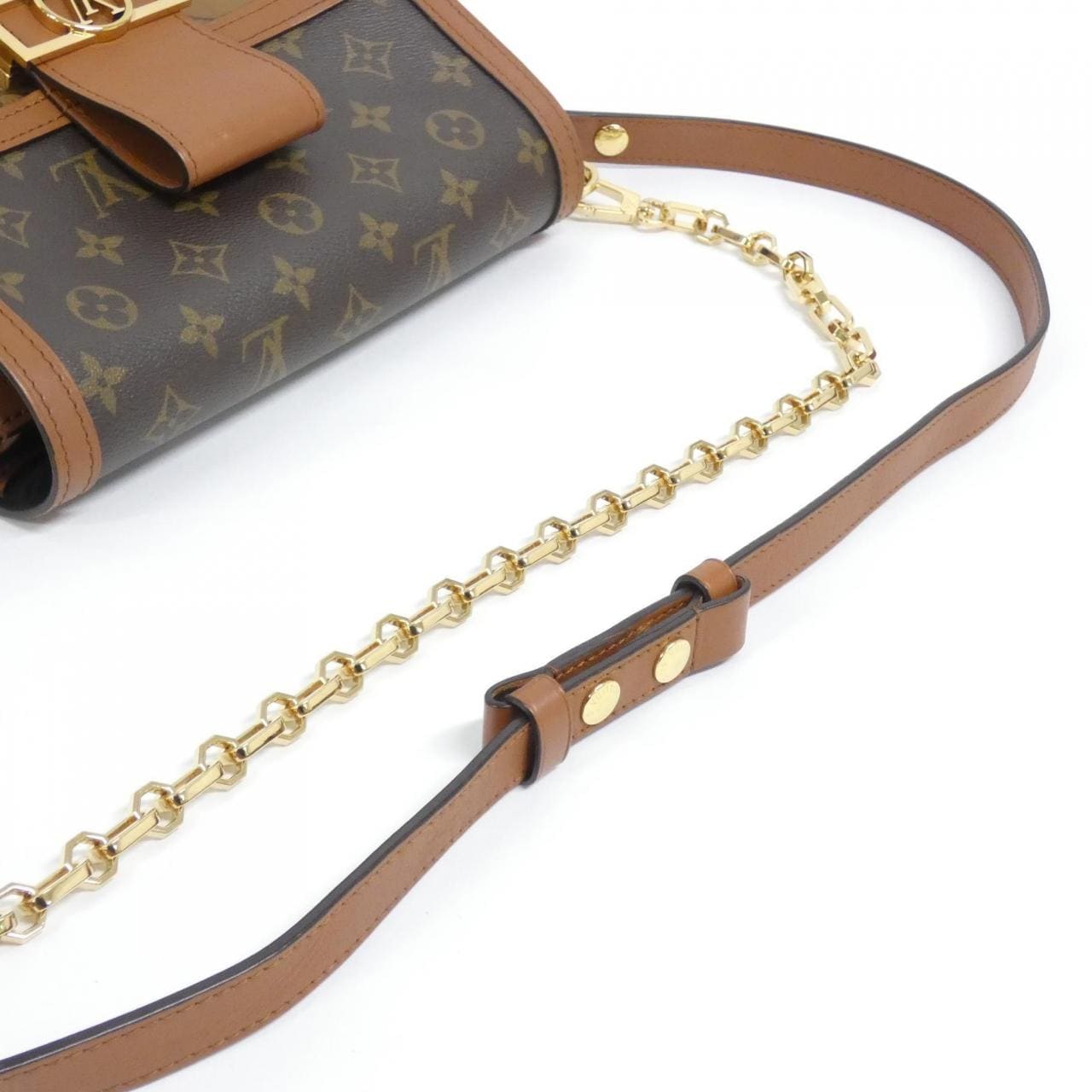 ルイヴィトン モノグラム リバース ドーフィーヌ MM M44391 ショルダーバッグ