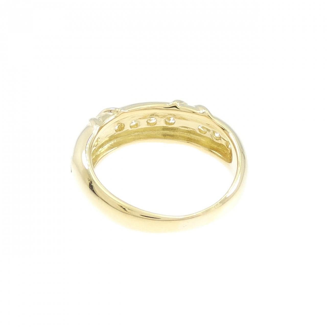 K18YG ダイヤモンド ピンキーリング 0.30CT