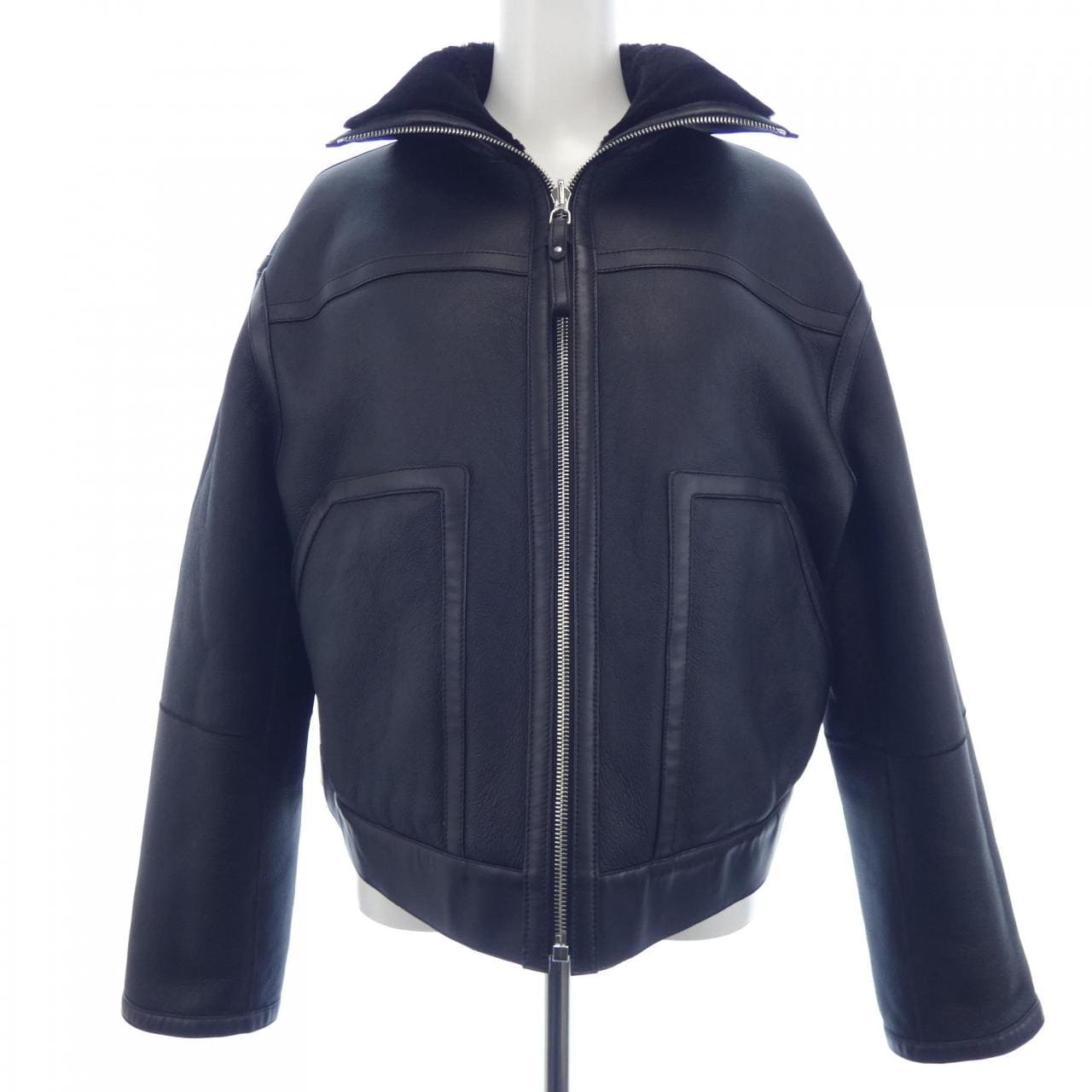 エルメス HERMES クルードセル 5H1231D5 ムートンジャケット