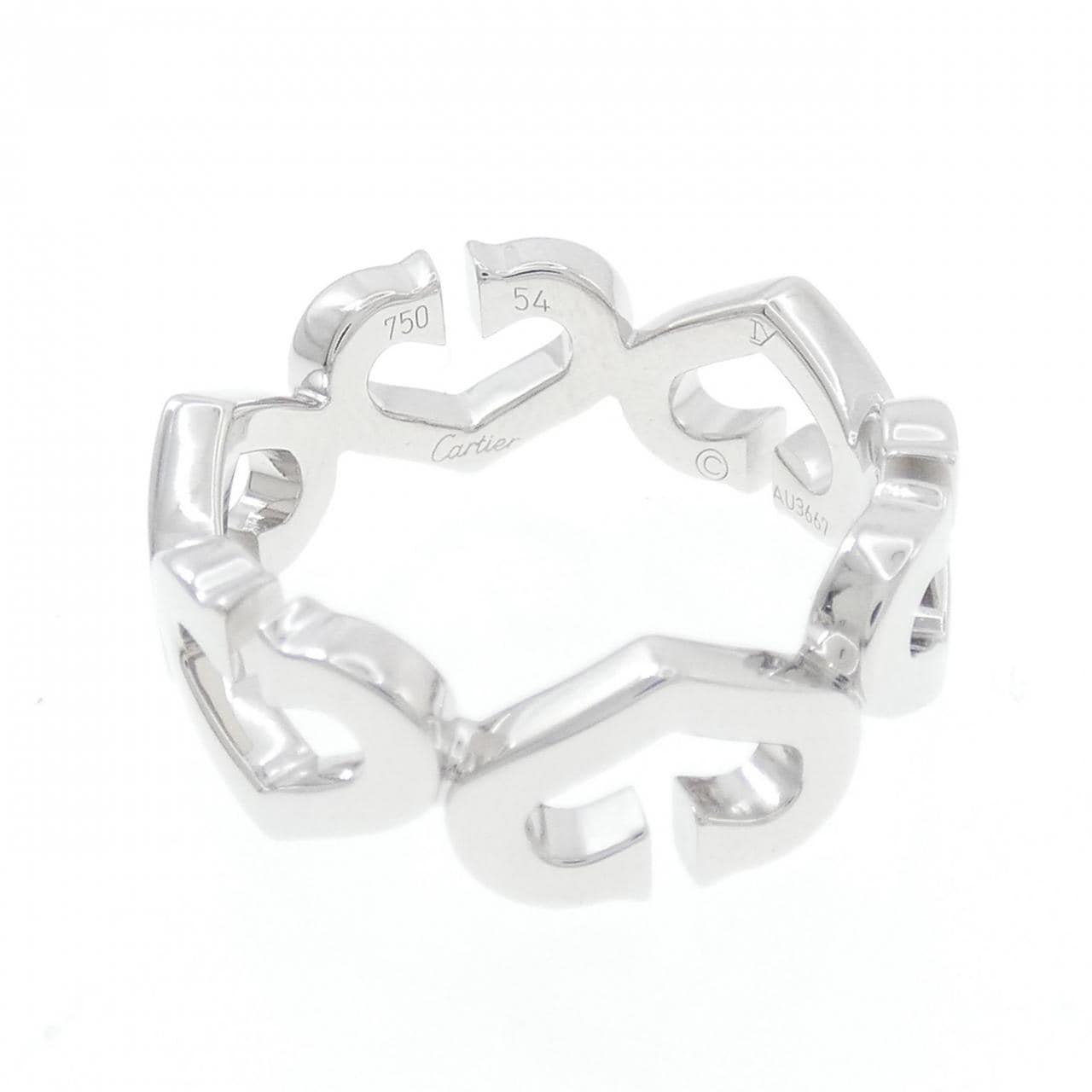 カルティエ Cハート 1P リング