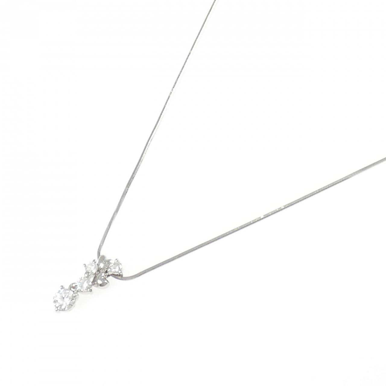 PT900/PT850 ダイヤモンド ネックレス 0.269CT