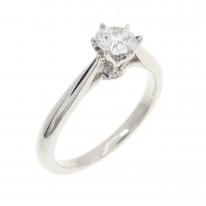 PT950 ダイヤモンド リング 0.303CT F SI1 3EXT H&C