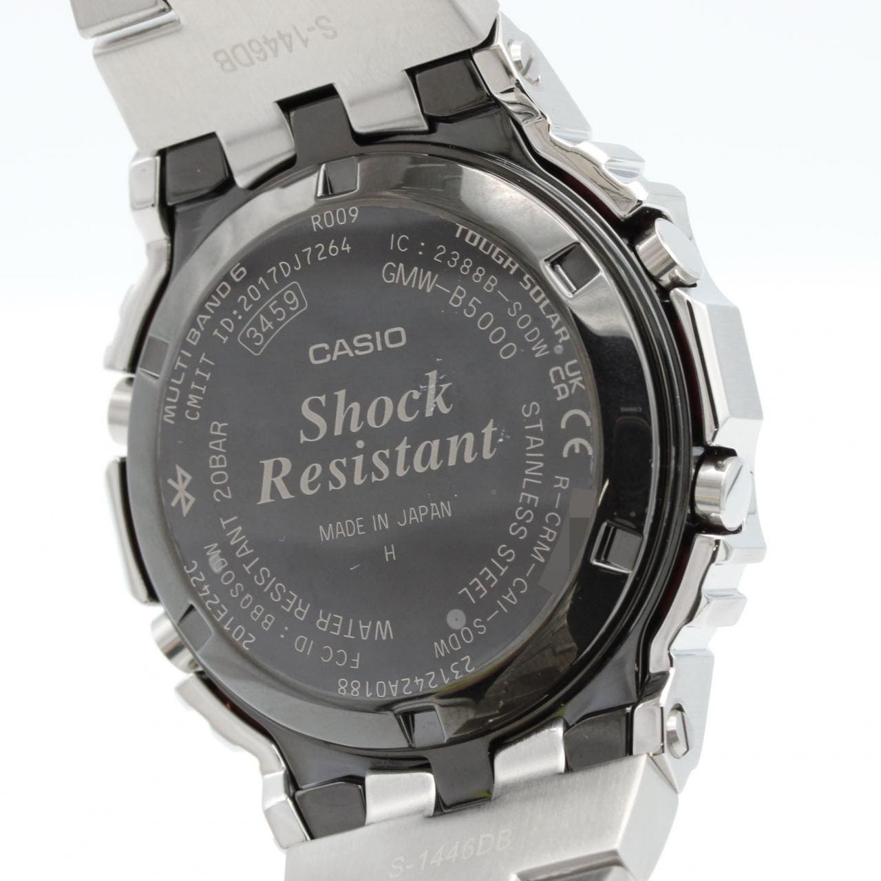 カシオ G-SHOCK 電波時計 GMW-B5000D-1JF SS ソーラークォーツ