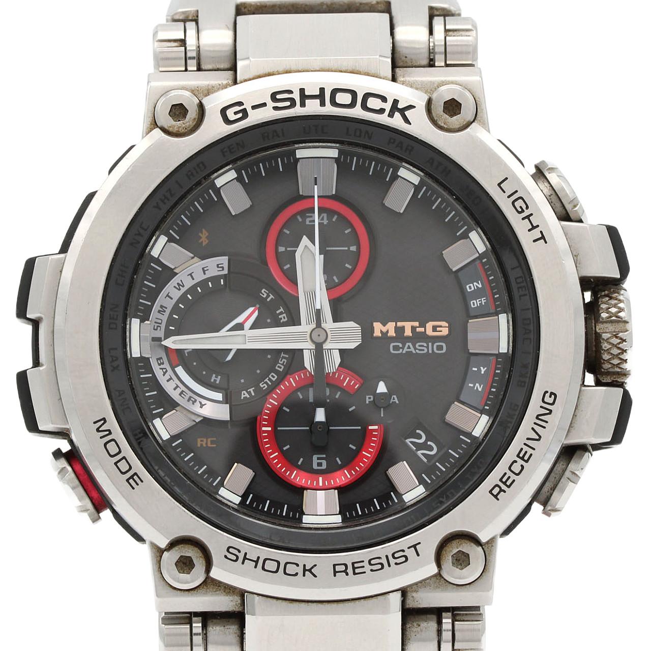 カシオ G-SHOCK･MT-G 電波時計 MTG-B1000D-1AJF その他 ソーラークォーツ