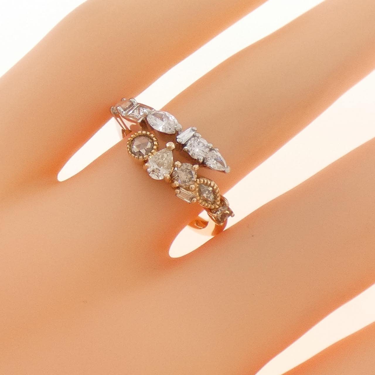 ジーエスティービー ダイヤモンド リング 0.65CT