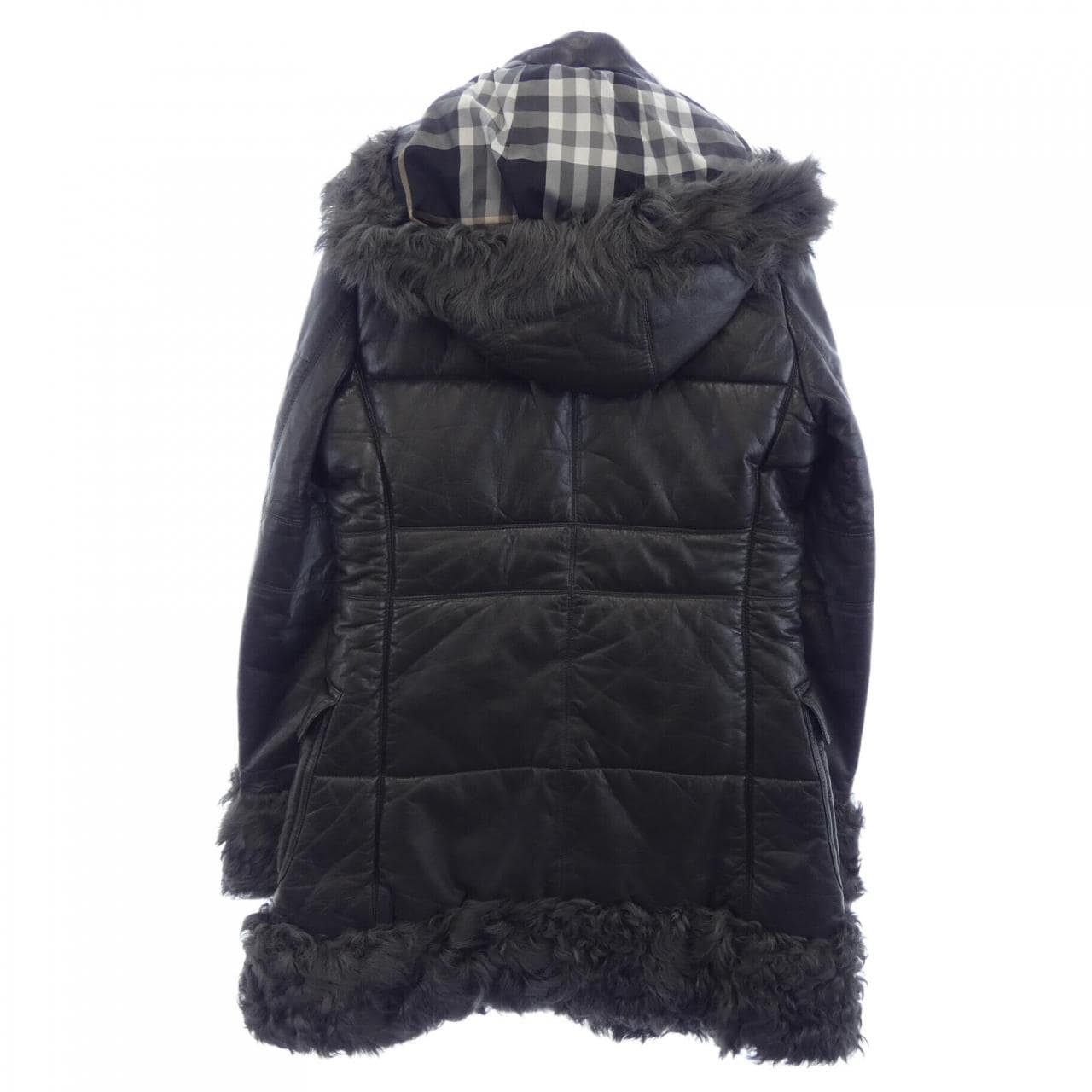 バーバリーブルーレーベル BURBERRY BLUE LABEL レザーコート