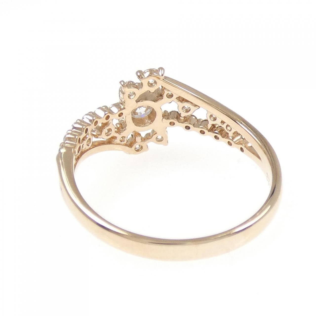 K18PG ダイヤモンド リング 0.222CT