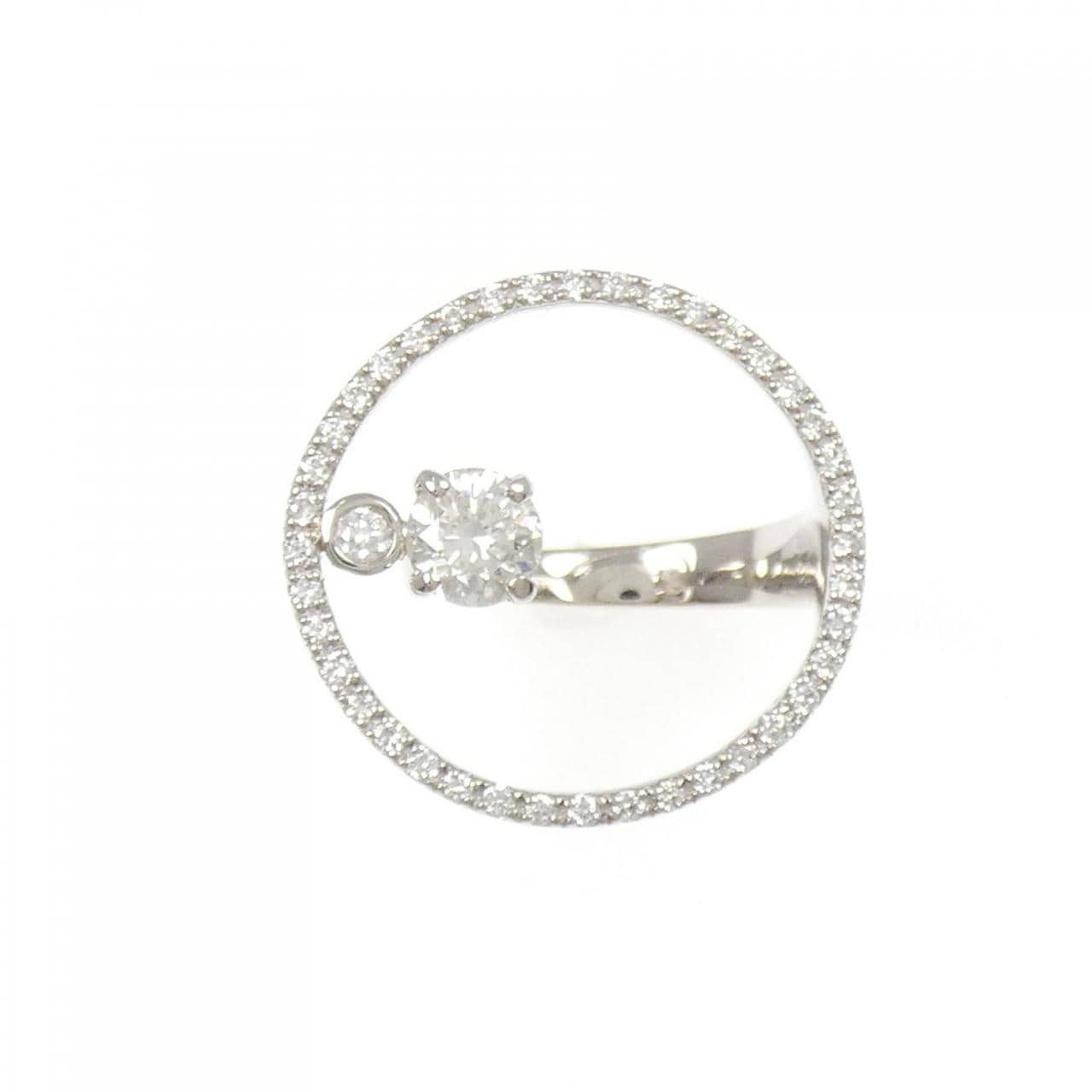 PT900 ダイヤモンド リング 0.804CT I SI2 Fair