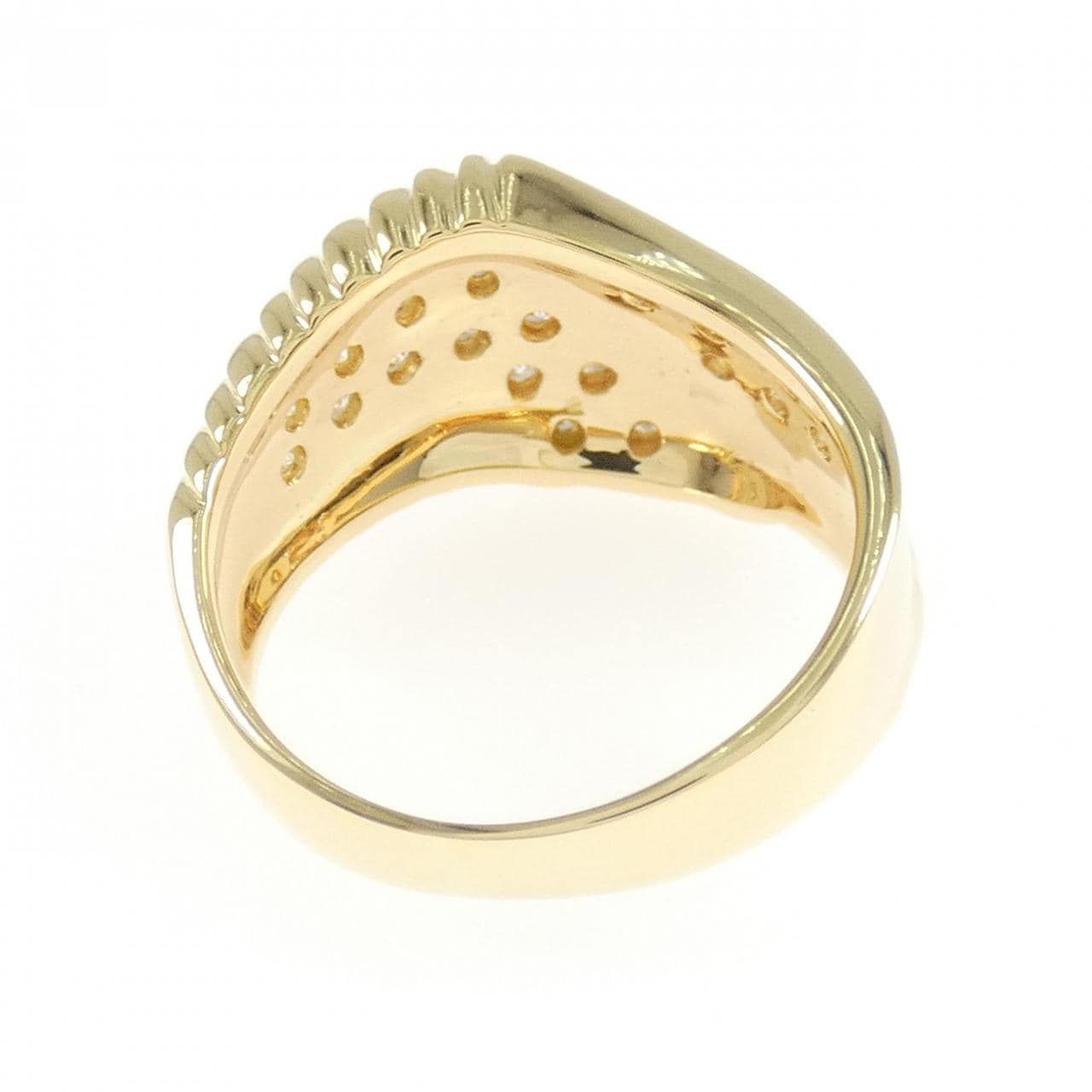 K18YG ダイヤモンド リング 0.25CT
