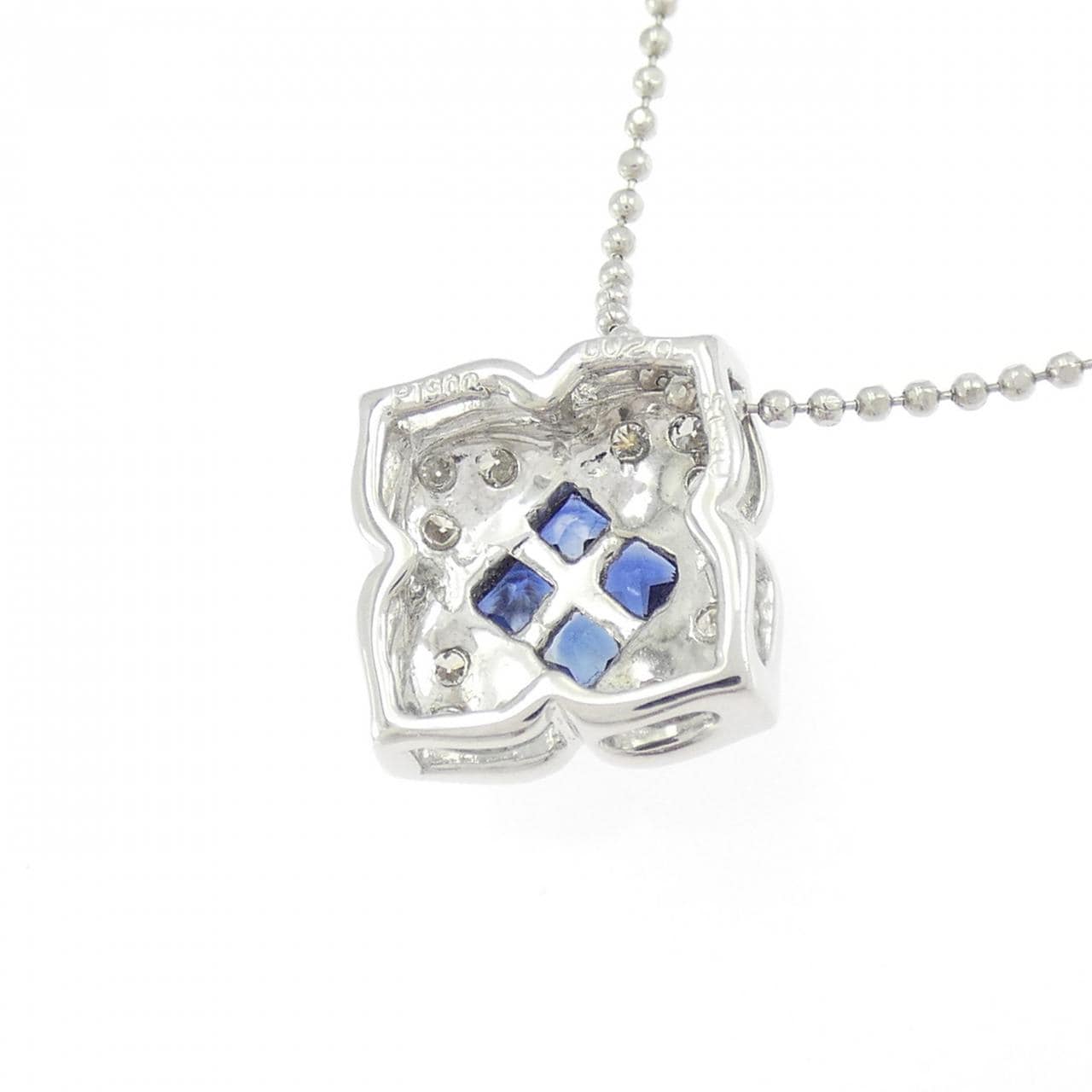 PT900/PT850 サファイヤ ネックレス 0.40CT