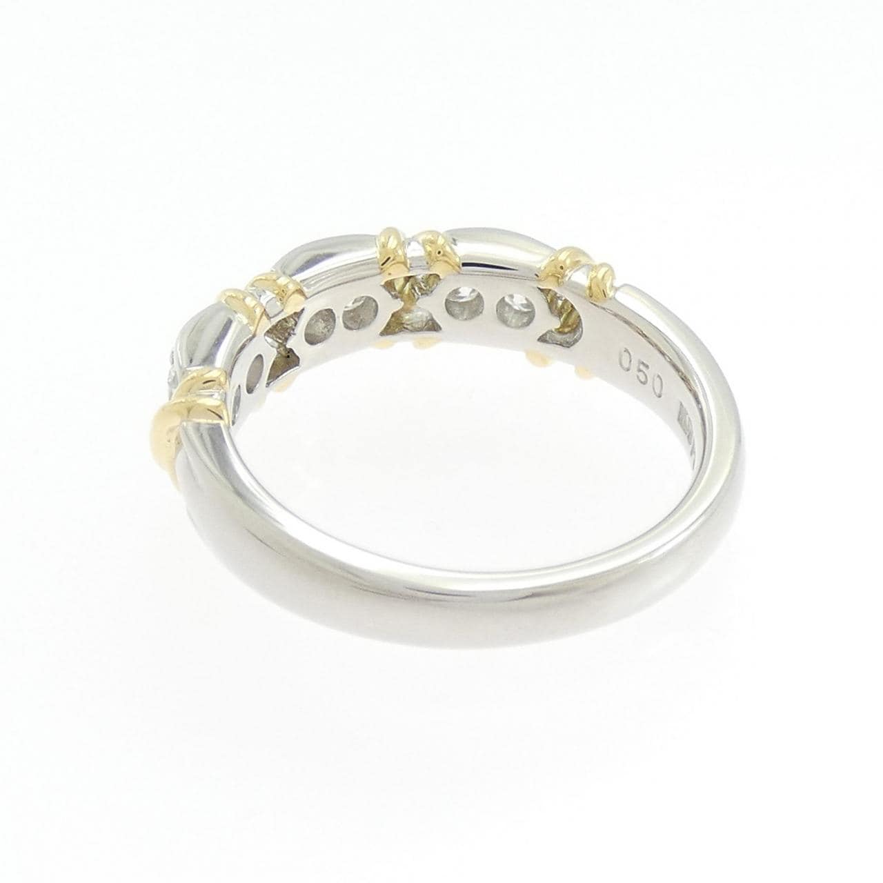 PT900/K18YG ダイヤモンド リング 0.50CT
