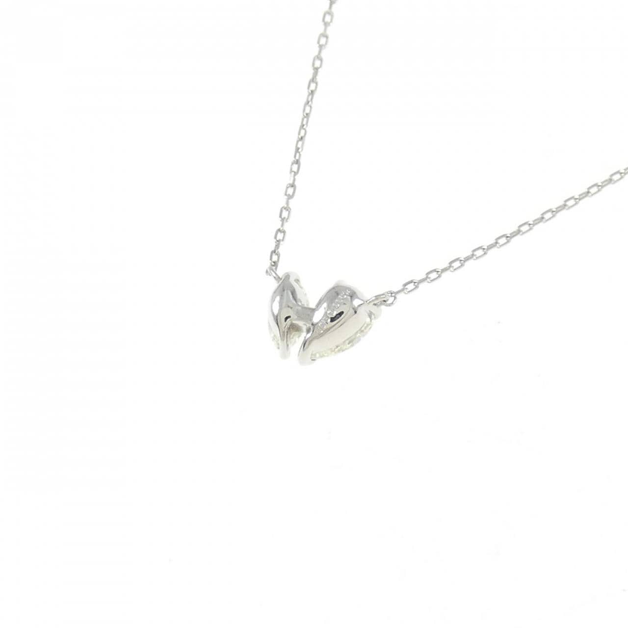 【新品】PT900/PT850 ダイヤモンド ネックレス 0.30CT