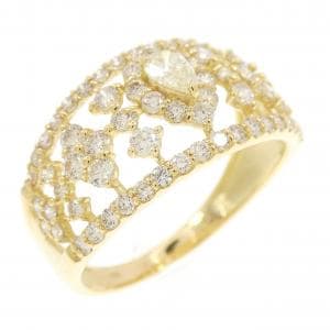 【新品】K18YG ダイヤモンド リング 1.00CT