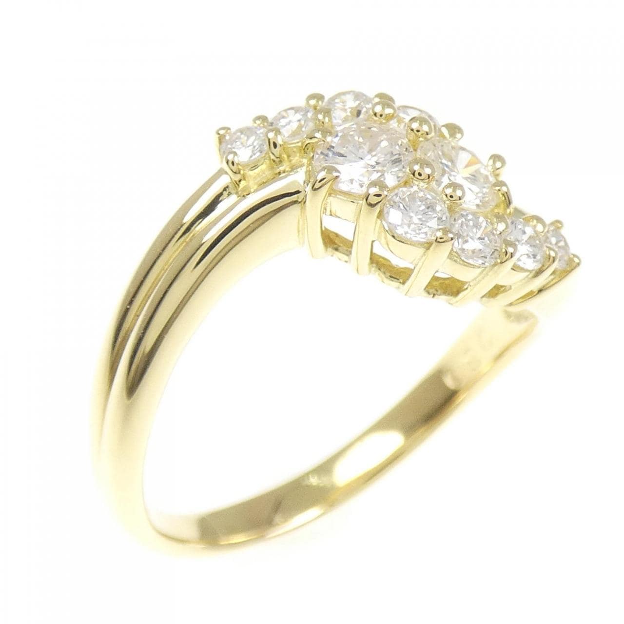 K18YG ダイヤモンド リング 0.60CT