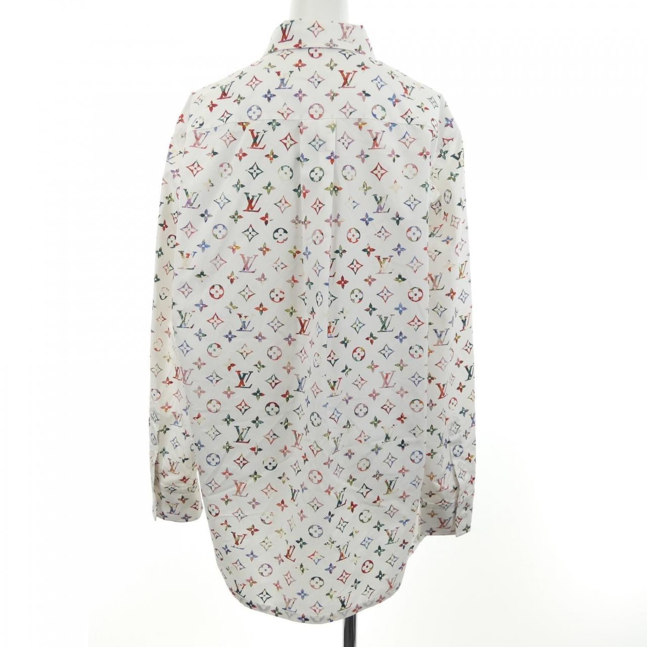 ルイヴィトン LOUIS VUITTON ヴィンテージフラワースカーフモノグラムシャツ FNTO89SS0 シャツ