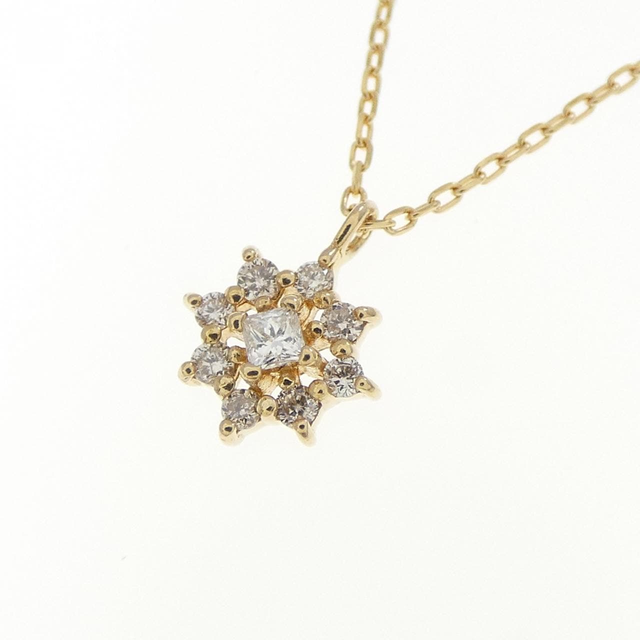 K18YG ダイヤモンド ネックレス 0.05CT