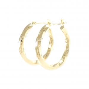 K18YG フープ ピアス